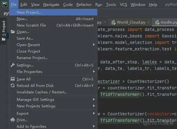 python 快速使用jira模块 pycharm怎么使用jieba库_Python